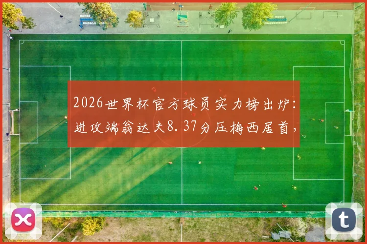 2026世界杯官方球员实力榜出炉：进攻端翁达夫8.37分压梅西居首，附评分规则与老将排名解读
